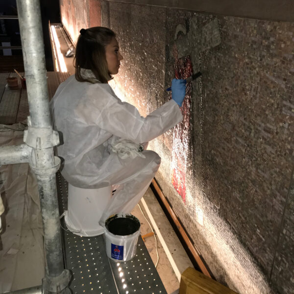 St. Joachim mosaic stations restoration 2